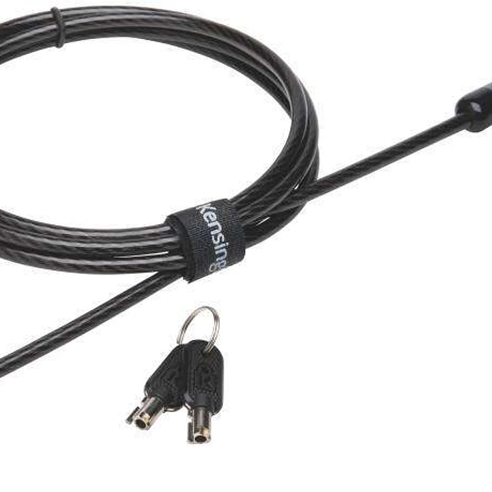 Kensington Candado con Llave Microsaver 20 - Cabezal Resistente de 10mm - Tecnologia Hidden Pin - Tecnologia de Bloqueo T-Bar - Cable de Acero Al Carb 1