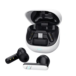 Trust GXT 409 Oxxie Auriculares TWS - Bluetooth - Indicadores LED - Receptor USB-C - ABS Reciclado - Multiplataforma - Cancelacion de Ruido ENC - 29x5