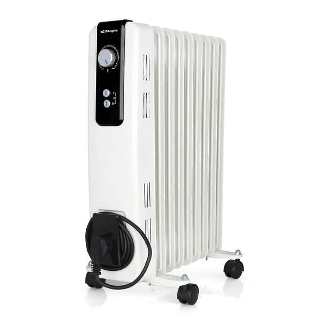 Orbegozo RH Compacto Radiador de Aceite - Potente y Silencioso - 3 Niveles de Potencia - Elementos de Alta Inercia Termica - Seguro y Facil de Transpo 1