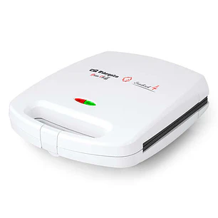 Orbegozo SW 7100 Sandwichera Duradera y Completa - Potencia 1500W - Antiadherente - Almacenamiento Vertical y Horizontal - Proteccion Sobrecalentamien