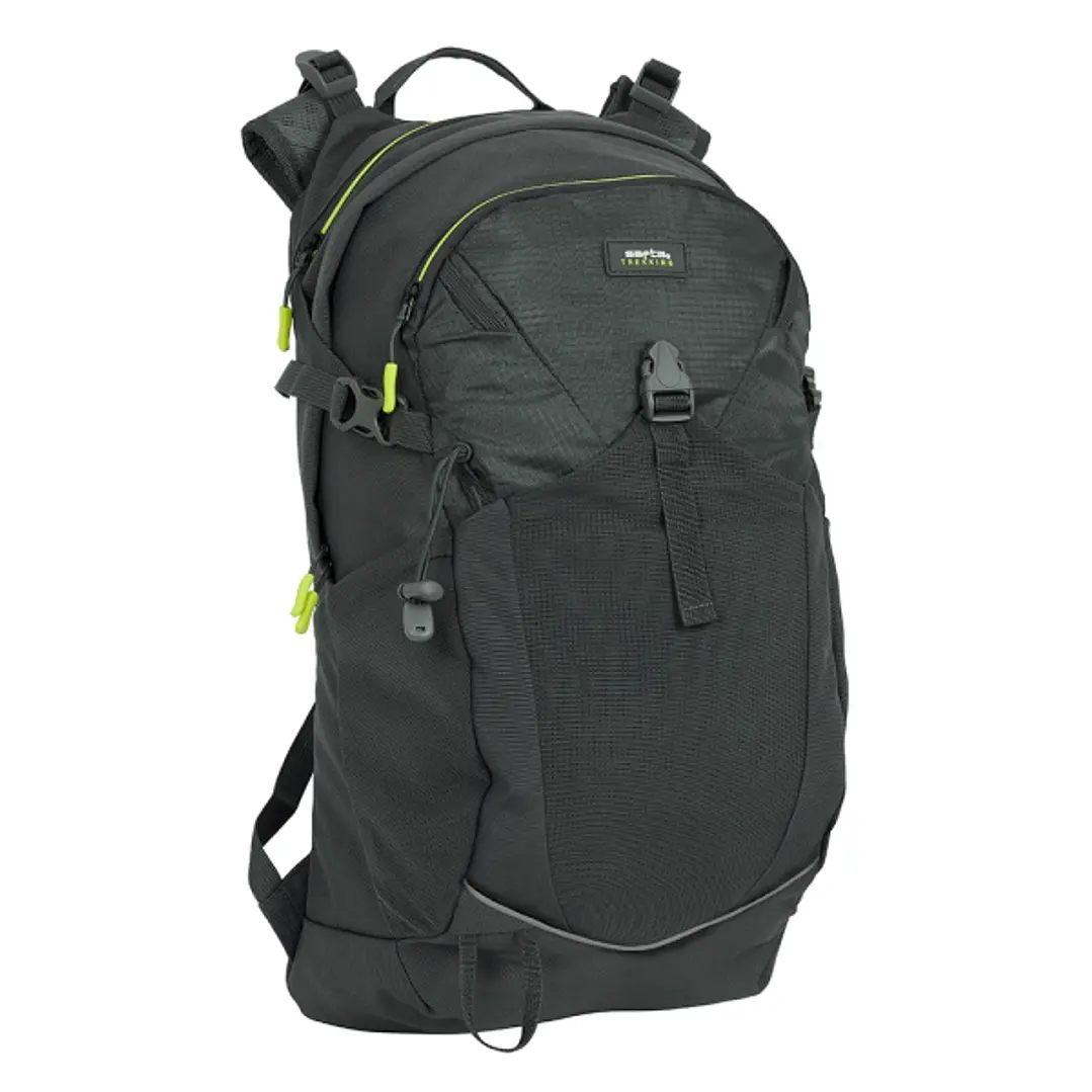 Safta Trekking Mochila - 22L - Cintas con Broche PVC - Detalles Reflectantes - Cintas para Esterilla - Espalda Acolchada - Material Repelente al Agua  1