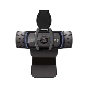 Logitech C920s Webcam HD Pro 1080p - USB 2.0 - Enfoque Automatico - Microfonos Integrados - Tapa de Obturador - Campo Visual de 78º - Cable de 1.50m -