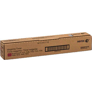 Xerox WorkCentre 7525/7535/7545/7830 Magenta Cartucho de Toner Original - 006R01515