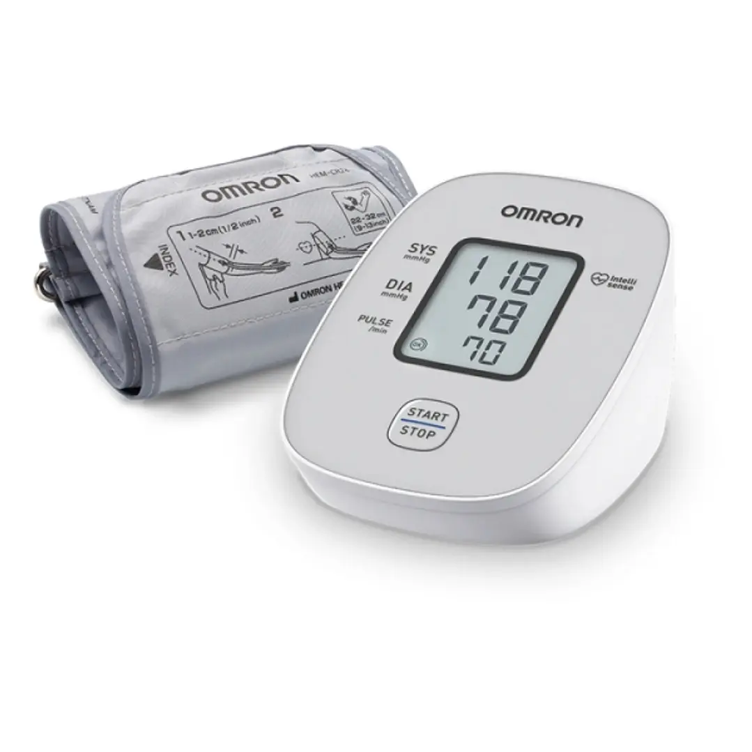 Omron M2 Basic Tensiometro de Brazo - Deteccion Latido Arritmico - Intellisense - Validacion Clinica - Color Blanco 1