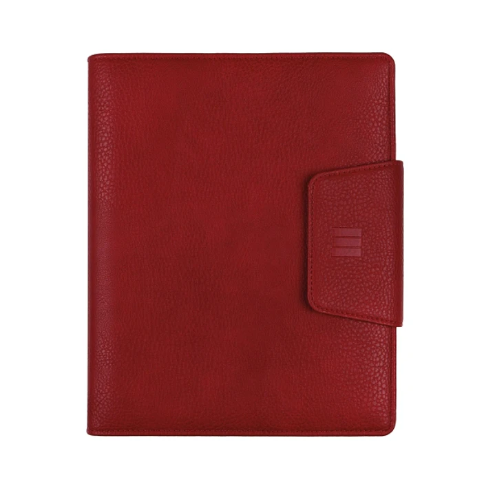 Finocam Open Nova Agenda Organizador en Catalan - Anual 2026 - Formato 1000 - 205x43x249mm - Semana Vista en Vertical - Color Rojo 1