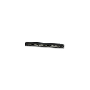WP Patch Panel de 24 Puertos RJ45 CAT6 FTP - 1U IDC - Color Negro