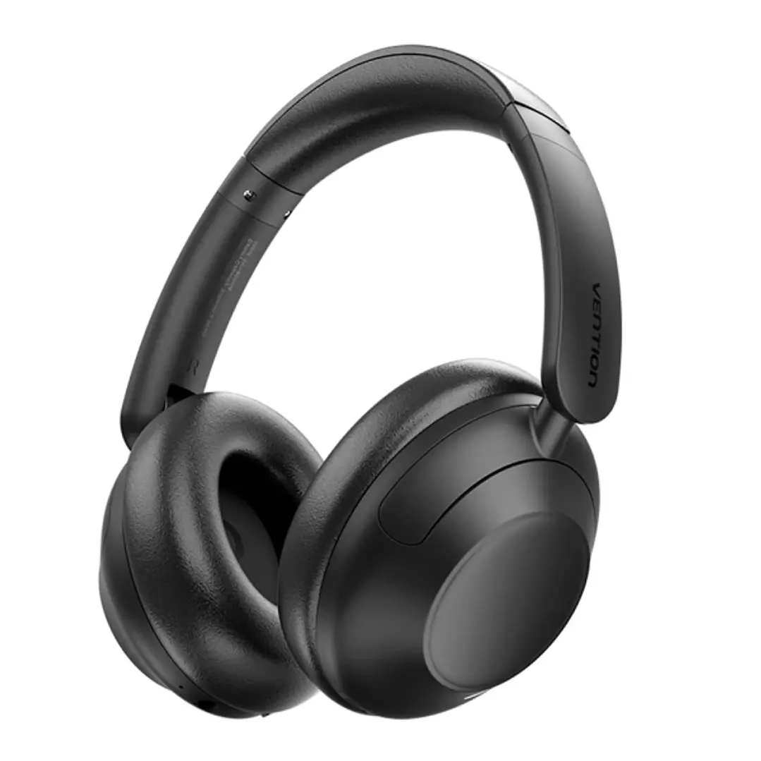 Vention Echo Clarity Hybrid Auriculares Supraaurales Inalambricos - Bluetooth 6.0 - Alcance 10m - Incluye Accesorios - Cancelacion Activa de Ruido ANC 1