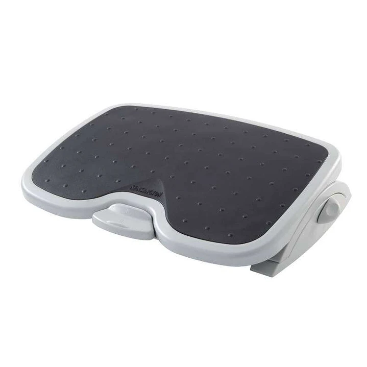 Kensington Reposapies Solemate Plus - Diseño Robusto y Duradero - Altura Regulable - Superficie Antideslizante - Color Gris Grafito 1