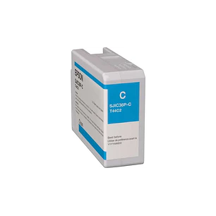 Epson SJIC36P Cyan Cartucho de Tinta Original - C13T44C240/SJIC36P(C)