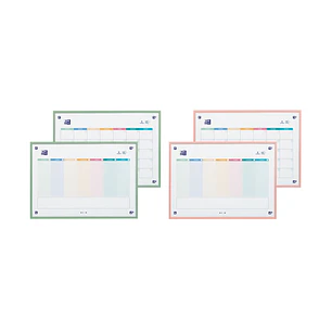 Oxford Planner A3 Reversible Semana&Mes + Compl - 2 Colores - Gran Tamaño para Organizacion Eficiente