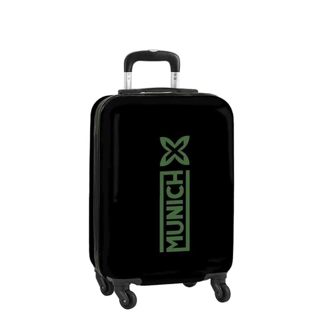 Safta Munich Caviar Maleta Trolley de Cabina 20 - Cierre con Candado - Interior Forrado - Organizador con Cremallera - Ruedas Giratorias - 40.1L - 34 1