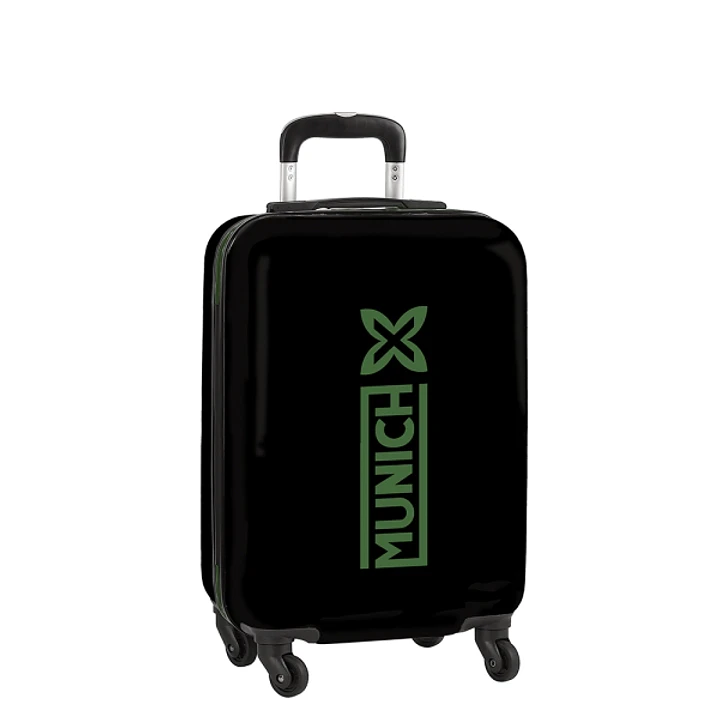Safta Munich Caviar Maleta Trolley de Cabina 20 - Cierre con Candado - Interior Forrado - Organizador con Cremallera - Ruedas Giratorias - 40.1L - 34 1