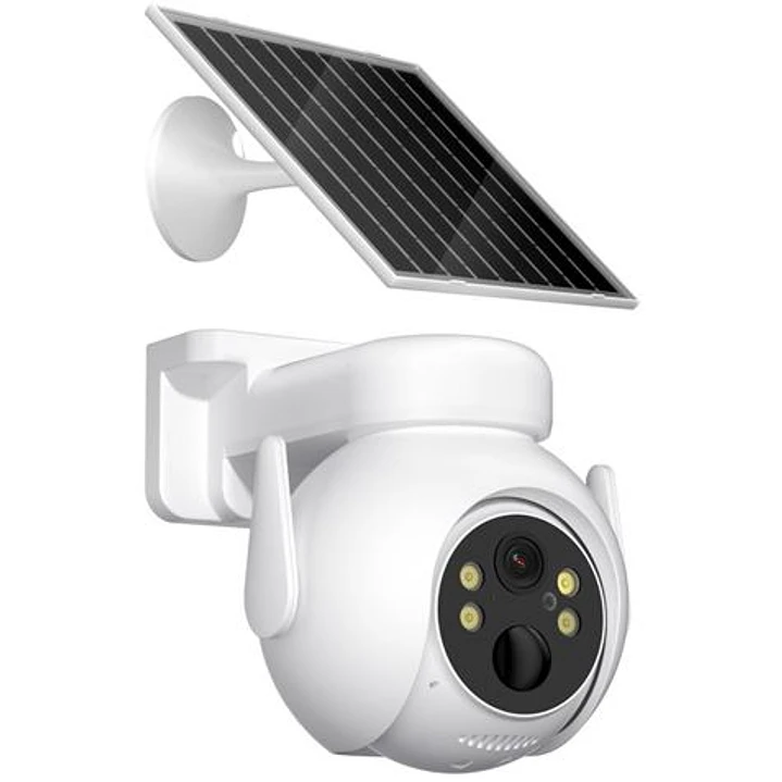 XO CR10 Camara Vigilancia WiFi - Motorizada 355º - Deteccion de Movimiento - Vision Nocturna - IP66 - Sonido Bidireccional - Panel Solar 1