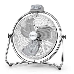 Orbegozo Ventilador Industrial Oscilante Potente y Seguro - 45W de Potencia - 3 Velocidades - Asa de Transporte - Rejilla de Proteccion - Cabezal Osci