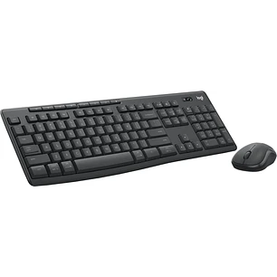 Logitech MK370 Pack Inalambrico USB Teclado Multimedia + Raton 1000dpi 3 Botones - Uso Ambidiestro - Color Negro