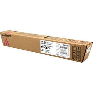 Ricoh Aficio MP-C305/MP-C305SPF Magenta Cartucho de Toner Original - 842081/841596/MPC305E