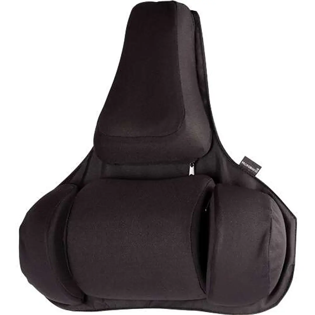 Fellowes Ultimate Professional Series Respaldo Lumbar - Seccion Central para Columna - Sistema de Triple Enganche - Color Negro 1