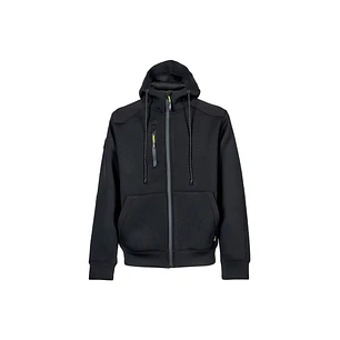 Upower Cork Sudadera - Talla 3XL - Proteccion Incluida, Peso Ligero, Material Sintetico - Color Negro Carbon