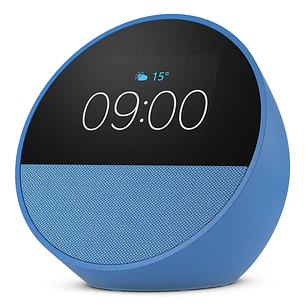 Amazon Echo Spot Altavoz y Despertador Inteligente - Sonido Potente e Intenso - Alexa - Color Azul