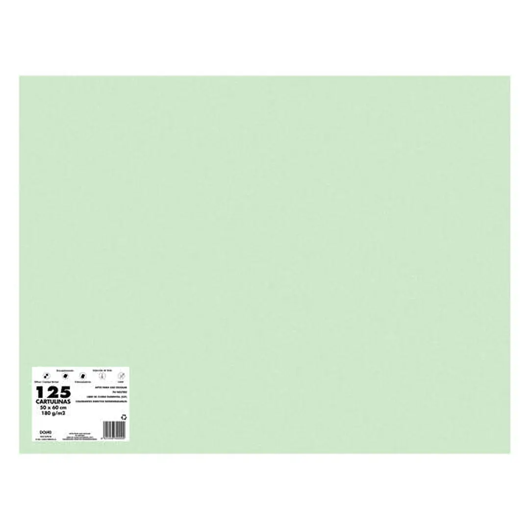 Dohe Cartulinas de Colores de 180 G/M2 - PH Neutro - Libres de Cloro Elemental - Colorantes Directos Biodegradables - para Impresion Offset, Inyeccion 1