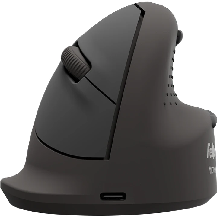 Fellowes Breyta Plus Raton Inalambrico Ergonomico Vertical 2400ppp - Tamaño Mediano - Bluetooth®, Dongle USB y Conexion por Cable - Certificado por FI 1