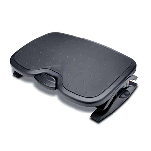 Kensington Solemate Plus Reposapies - Inclinacion hasta 20 Grados - Panel de Pies Texturizado - Color Negro