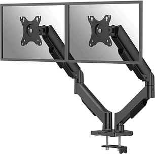 Fellowes Everyday Plus Soporte de Mesa con Brazos para 2 Monitores hasta 32