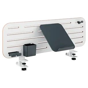 Leitz Ergo Panel Organizador de Escritorio con Soporte para Portatil - Ademas Incluye Soporte para Smartphone, Soporte para Boligrafos y Gancho para A