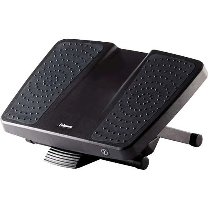 Fellowes Ultimate Professional Series Reposapies - 3 Ajustes de Altura - Base Antideslizante - Color Negro 1