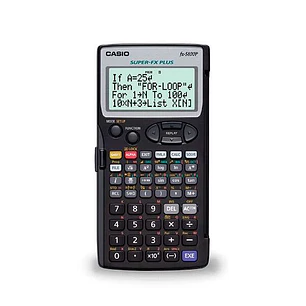 Casio FX-5800PLUS Calculadora Programable de Sobremesa - Pantalla de 4 Lineas - 664 Funciones - 26 Memorias - 128 Formulas Almacenadas - Alimentacion 