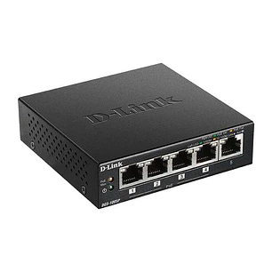 D-Link Switch 5 Puertos Gigabit 10/100/1000 Mbps - PoE+