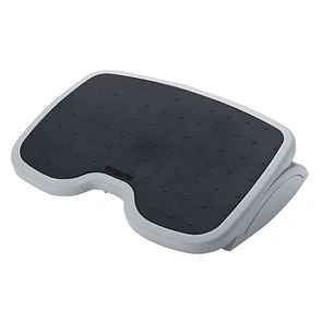 Kensington Solemate Reposapies Ajustable - Plataforma Texturada de 45x35cm - Inclinable hasta 20 Grados para Mayor Confort - Color Gris/Negro