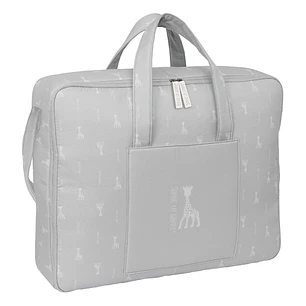 Safta Sophie la Girafe Mum Maleta de Bebe de 28L - Cremallera Doble - Bolsillos Internos - Forrada y Acolchada - Bandolera Ajustable - Asas Superiores