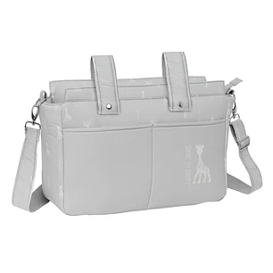 Safta Sophie la Girafe Mum Bolso de 17.94L - Adaptable al Carrito - Cremallera - Bolsillos Frontales - Organizador Interior - Bandolera Ajustable - 46