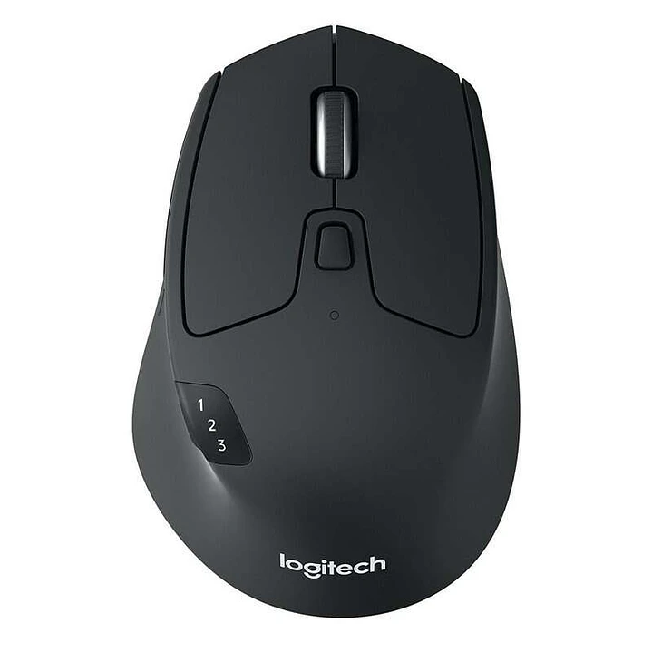 Logitech M720 Triathlon Raton Inalambrico Bluetooth 1000dpi - 7 Botones - Uso Diestro - Color Negro 1