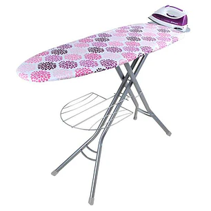 Orbegozo TP 3500 Tabla de Planchar Practica y Comoda - Rejilla de Acero Resistente - Altura Ajustable hasta 93cm - Funda de Algodon 100% - Plegable y 