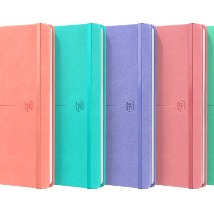 Oxford Signature Cuaderno Cosido Tapa Extradura A5 - 80 Hojas - Tapa Resistente - 1 Linea - Colores Surtidos 1