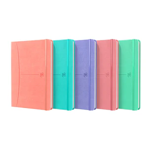 Oxford Signature Cuaderno Cosido Tapa Extradura A5 Liso 80 Hojas Surtido Pastel - Tamaño A5 - Tapa Dura Extradura - 80 Hojas Lisas - Colores Surtidos