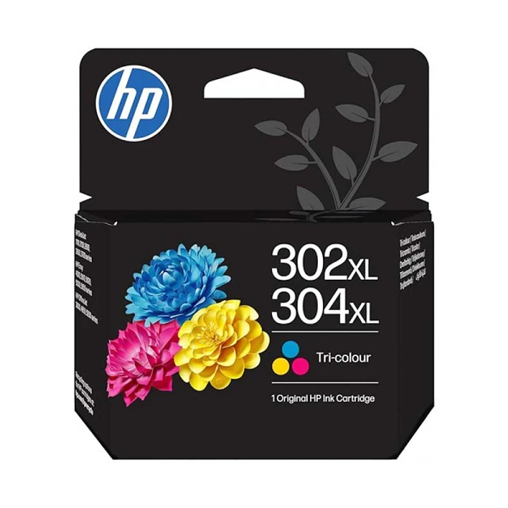 HP 302XL/304XL Color Cartucho de Tinta Original - B7RT8AE/F6U67AE/N9K07AE 1