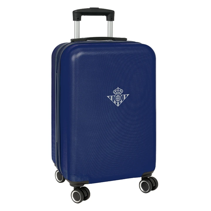 Safta Real Betis Balompie Maleta Trolley de Cabina 20 - Cierre con Candado - Interior con Bolsillo - Cintas con PVC - Ruedas Giratorias - Ajustable - 1