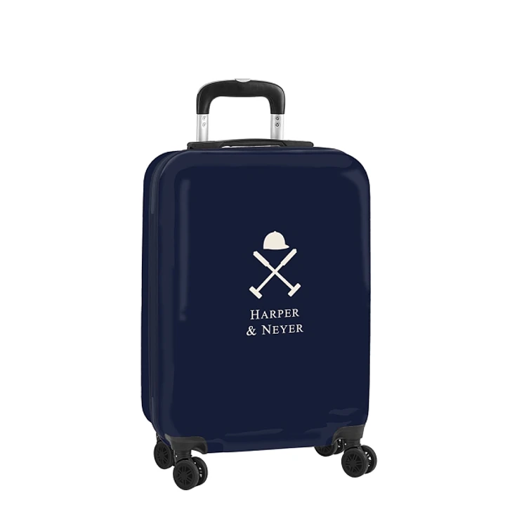 Safta Harper and Neyer Maleta Trolley de Cabina 20 - Cierre con Candado - Interior Forrado - Bolsillo de Red - Cintas con PVC - Ruedas Giratorias - 4 1
