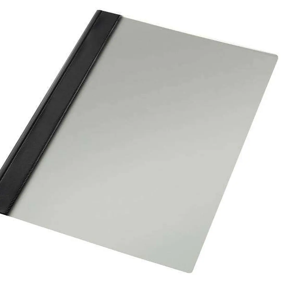 Esselte Pack de 50 Dossieres con Fastener - Tamaño Folio - 150 Micras - PVC Rigido - Mecanismo Metalico - Color Negro 1