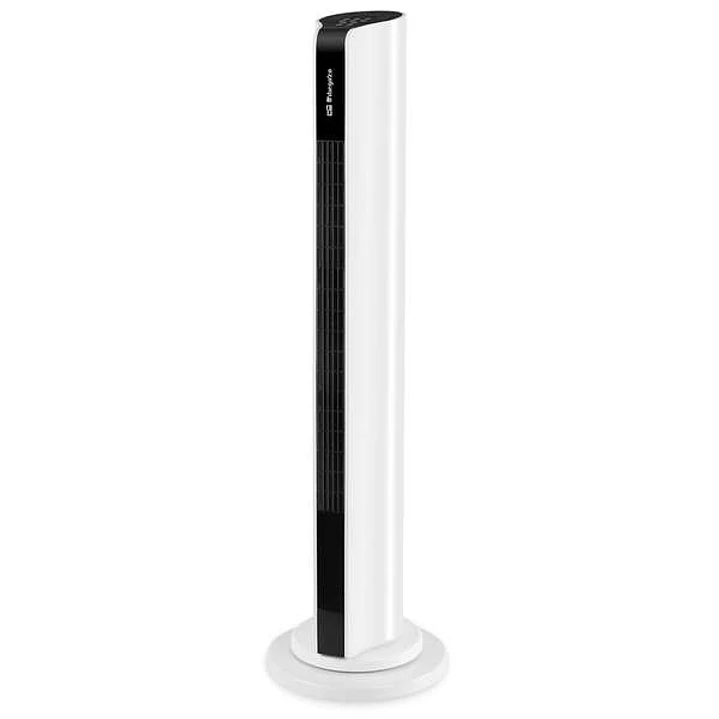 Orbegozo TWM 1000 Ventilador de Torre - Potente Motor de 50W - 3 Velocidades y Oscilacion de 60º - Temporizador Programable - Panel Tactil y Mando a D 1