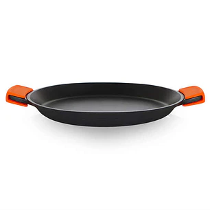 Orbegozo PDA Paellera de Aluminio Fundido - Versatilidad y Seguridad en la Cocina - Asas de Silicona - Antiadherente Libre de Pfoa - Apta para Todo Ti