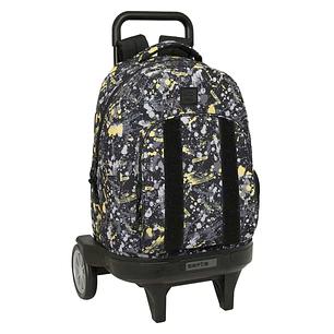 Safta Graffiti Splash Mochila con Carro - Extraible - Bolsillo Frontal - Portabotellas - Tirador Doble - Hombreras Acolchadas - Tarjeta ID - Ruedas An
