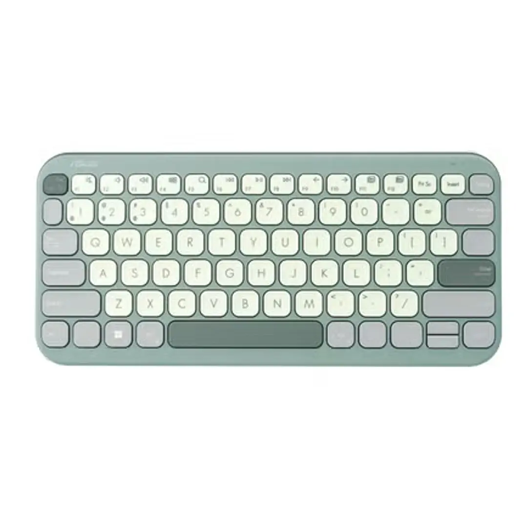 Asus Marshmallow KW100 Teclado - Bluetooth - Compacto - Español - Color Verde 1