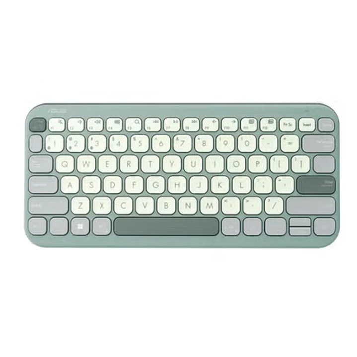 Asus Marshmallow KW100 Teclado - Bluetooth - Compacto - Español - Color Verde 1