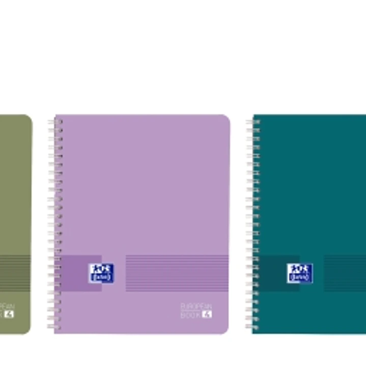 Oxford Live and Go Cuaderno de Espiral - Formato A4+ - 120 Hojas - Cuadricula 5x5mm - Tapa de Plastico - Anti Traspaso de Tinta - Digitalizacion de Te 1