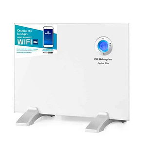 Orbegozo REW 500 Panel Radiante Wi-Fi - Control por Voz - Programacion Diaria y Semanal - Deteccion de Ventanas Abiertas - Seguridad Infantil - Displa