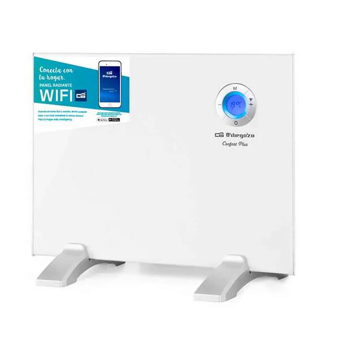 Orbegozo REW 500 Panel Radiante Wi-Fi - Control por Voz - Programacion Diaria y Semanal - Deteccion de Ventanas Abiertas - Seguridad Infantil - Displa 1